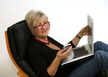 woman laptop