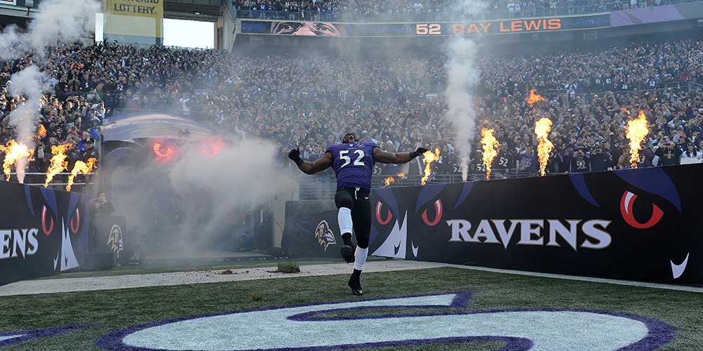 Ray Lewis. Ravens vs Colts