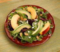 Avocados combine with goat cheese, nectarines and baby lettuces for a delicious and healthy salad