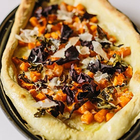 Flatbread with Butternut Squash And Smoked Dulse