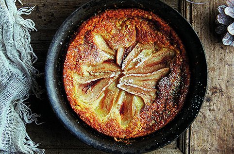 crispy pear cobbler winter table healthyaging.net