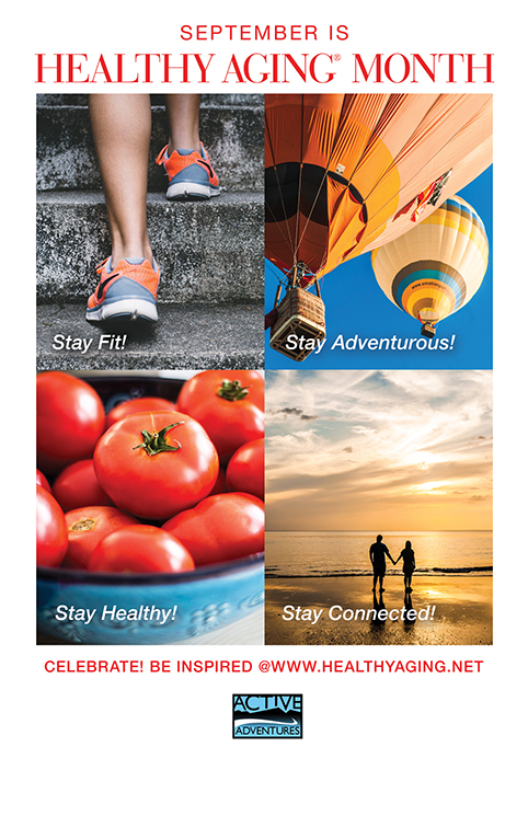 Healthy Aging Month Poster 2019