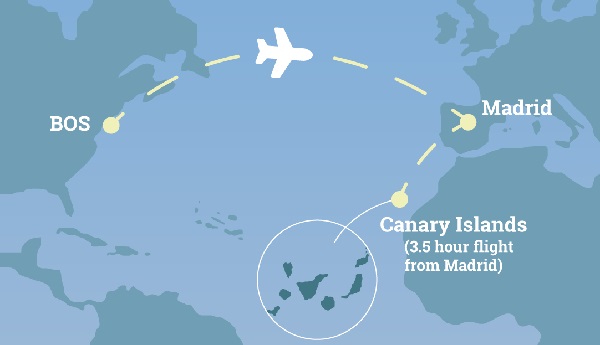 canary islands map